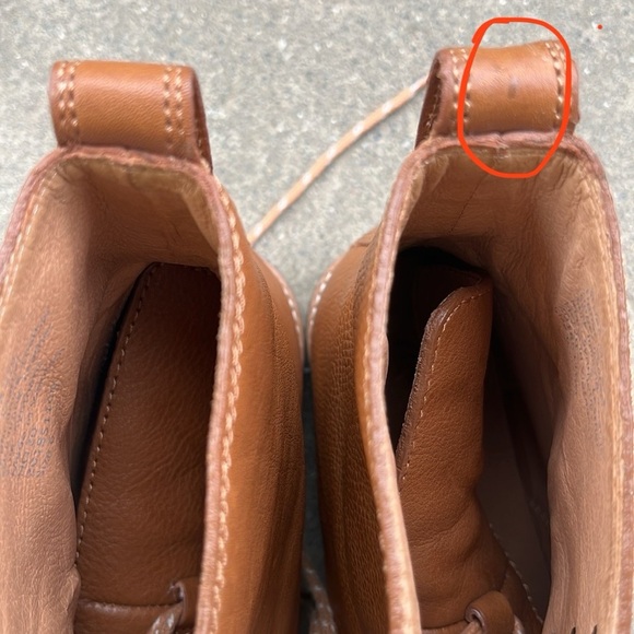 MADEWELL The Clair Lace-Up Boot in Leather Size 6 - Picture 14 of 15